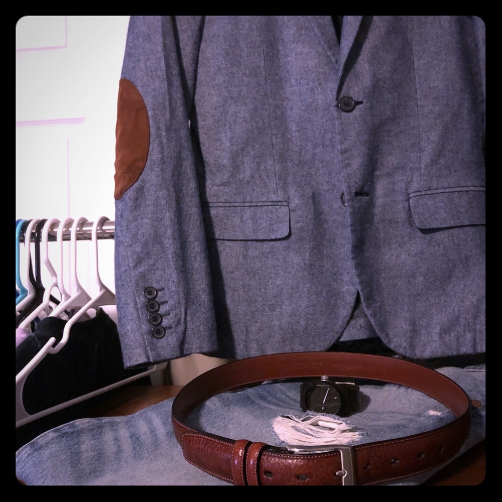 [STEAL 👀] Perry Ellis Brown Italian Leather Belt